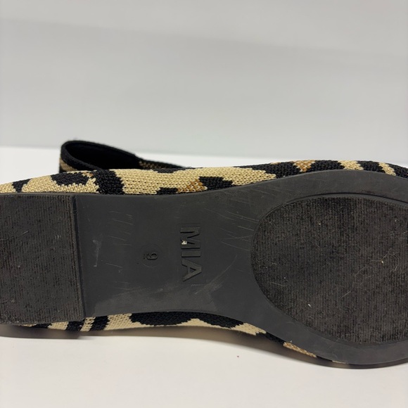 ✨MIA Kerri Leopard Knit Flast Shoes Size 9 - Picture 7 of 7